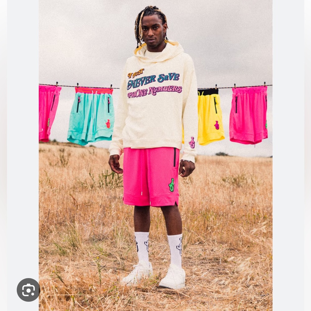 COPY - John Geiger co lime shorts.